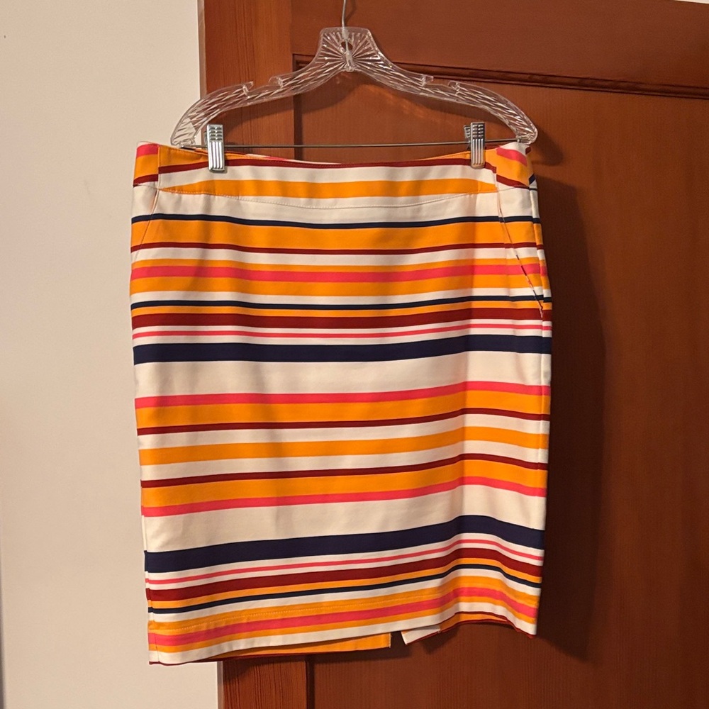 Merona Colorful Striped Mini Skirt